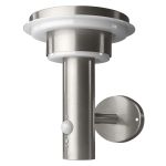 Ledvance LED Wandlamp Endura Stijl Dubbel Circle Steel 6W 400lm - 830 Warm Wit | Solar - Bewegings- en lichtsensor 