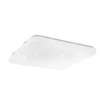 Eglo Wand en Plafondlamp Frania-S Staal Wit 14.6W 1600lm - 830 Warm Wit | IP20 