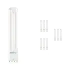 Voordeelpak 10x Ledvance Dulux-L LED 8W - 830 Warm Wit | 4-Pin - Vervangt 18W