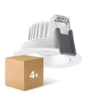 Voordeelpak 4x Ledvance LED  SPOT ADJUST Aluminium  8W 720lm 36D - 940 Koel Wit | Zaagmaat 68mm - IP20 - Beste Kleurweergave -  Dimbaar